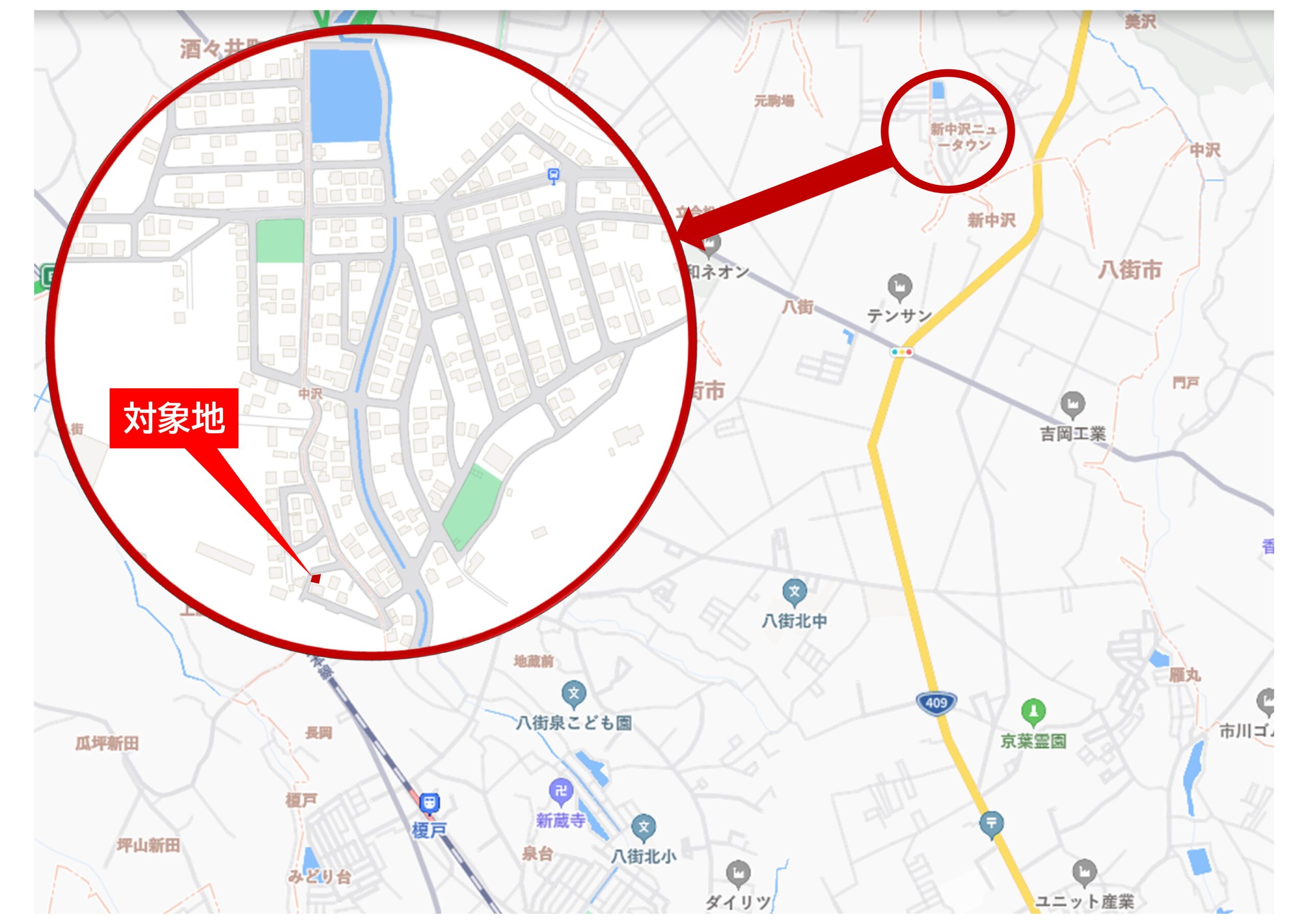 八街市 八街は（榎戸駅） 住宅用地